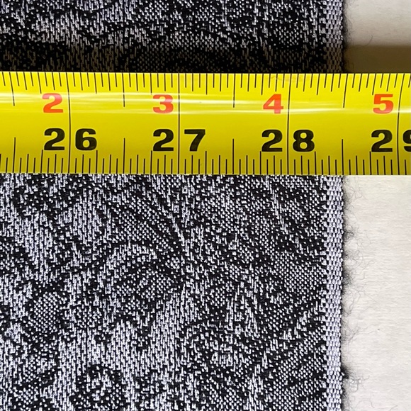 Pashmina Shawl Wrap Black & White About 70” x 28.5” - Picture 8 of 9